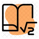 Livro de matemática  Ícone