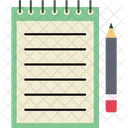 Livro De Notas Caderno Bloco De Notas Ícone