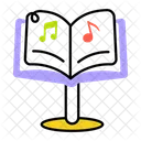 Livro De Letras Livro De Musica Livro De Cancoes Ícone