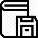 Disquete de livro  Ícone