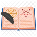 Livro De Magia Livro Livro De Feiticos Ícone