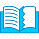 Livro rasgado  Ícone