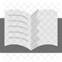 Livro rasgado  Ícone