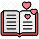 Livro Romantico Livro Livro De Amor Ícone