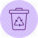 Lixeira Reciclavel Pentaglow Icon