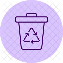 Lixeira de reciclagem  Icon