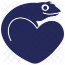 Lizard Love Animal Icon