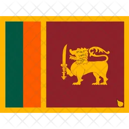 Lk sri lanka Flag Icon