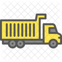 LKW Muldenkipper Bau Symbol