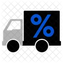 LKW Lieferung Transport Symbol