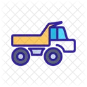 LKW Fracht Bau Icon