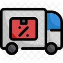 LKW Schwarzer Freitag Einkaufen Symbol