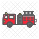 Lkw Feuerwehr Motor Symbol