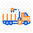 LKW Lieferung Beladung Symbol