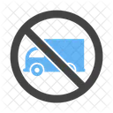 Nein Lkw Schild Symbol