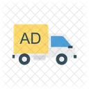 Anzeigen LKW Werbung Symbol