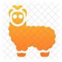Llama Hairy America Icon