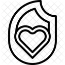 Llama del corazon  Icono