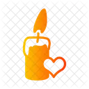 Llama Del Corazon Corazon Ardiente Amor Ardiente Icon