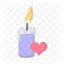 Llama Del Corazon Corazon Ardiente Corazon De Fuego Icon