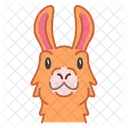 Llama Face  Icon