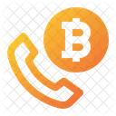 Llamada bitcoin  Icono