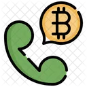 Llamada Bitcoin Servicio De Soporte Bitcoin Atencion Al Cliente Bitcoin Icono