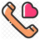 Llamada De Boda Llamada De Amor Telefono Icono