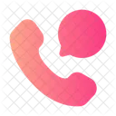 Llamada Chat Chat Burbuja Llamada Icono