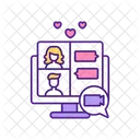 Llamada De Citas Emparejamiento Pareja Icono