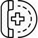 Emergencia Llamada Receptor Icono