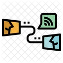 Respuesta Comentarios Papel Icono