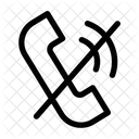Sin Telefono Silencio Llamada Perdida Icono