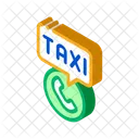 Llamada de taxi  Icono