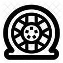 Neumático desinflado  Icono