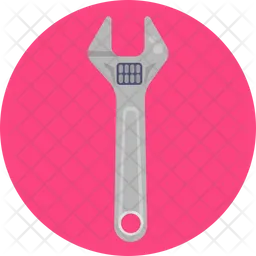 Llave ajustable  Icono