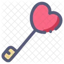 Clave Amor Compromiso Icono