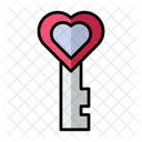 Llave de amor  Icono