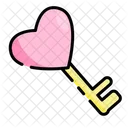 Llave de amor  Icono