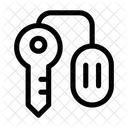 Llave de la habitación  Icono