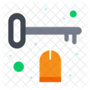 Llave de la habitación  Icono