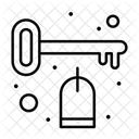 Llave de la habitación  Icono