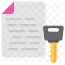 Llave de papel  Icono