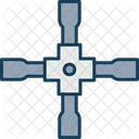 Llave De Tuercas Estiron Llave Inglesa Icono