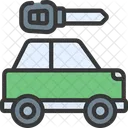 Coche De Alquiler Alquiler Coche Icono