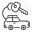Llave del coche  Icono