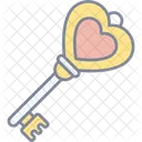 Llave del corazon  Icono