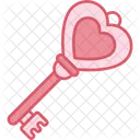 Llave del corazon  Icono