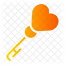 Llave del corazon  Icono