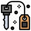 Llave del hotel  Icono